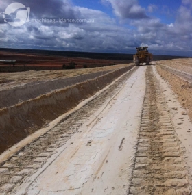 GPS Dozer from behind